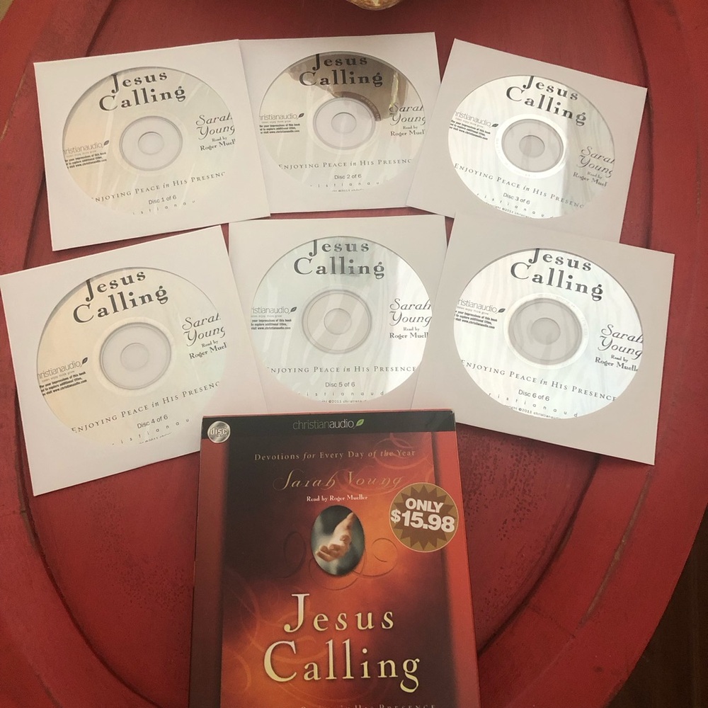 “Jesus Calling, Enjoying Peace in His Presence” CDs Set ✝️